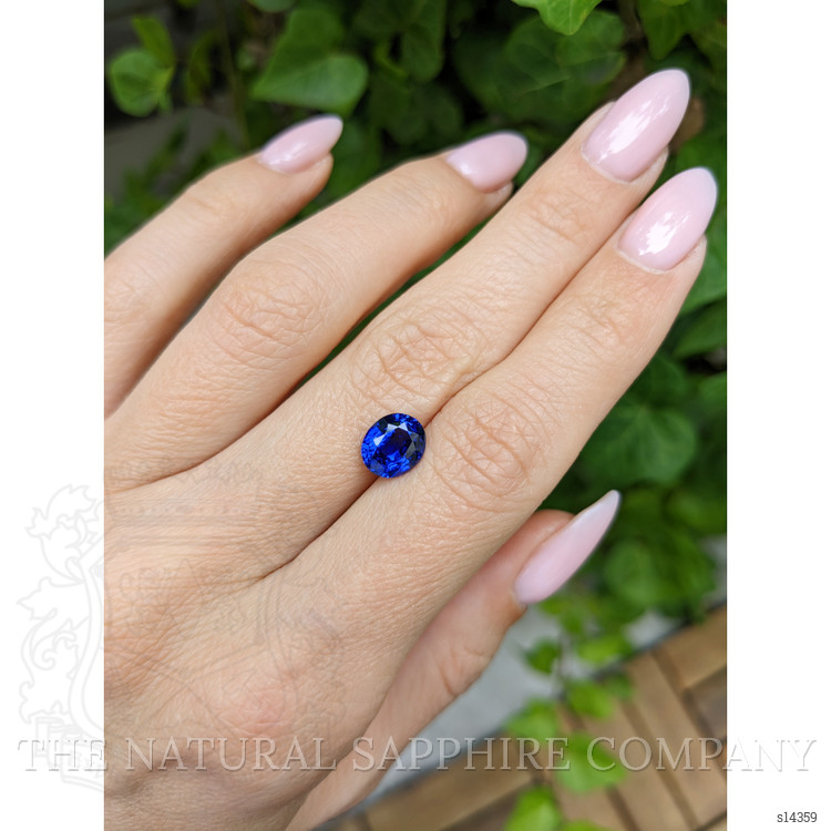 2.25 Ct. Blue Sapphire from Ceylon (Sri Lanka)