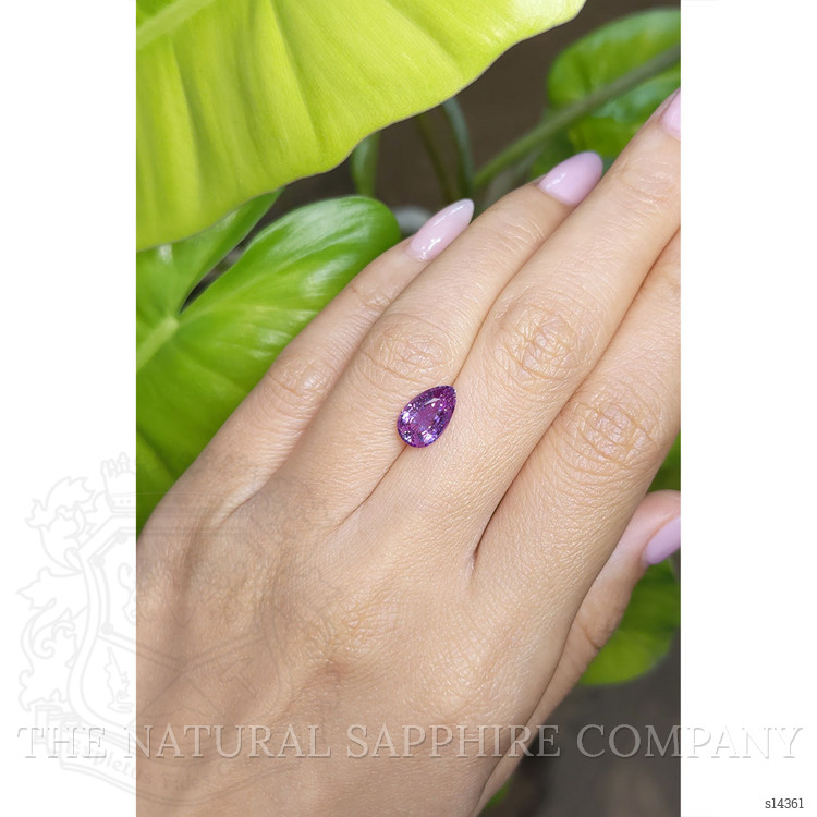 2.56 Ct. Purple Sapphire from Ceylon (Sri Lanka)
