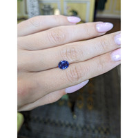 1.66 Ct. Blue Sapphire from Ceylon (Sri Lanka) Life Style
