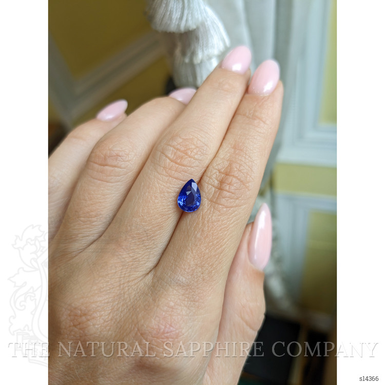 1.65 Ct. Blue Sapphire from Ceylon (Sri Lanka)