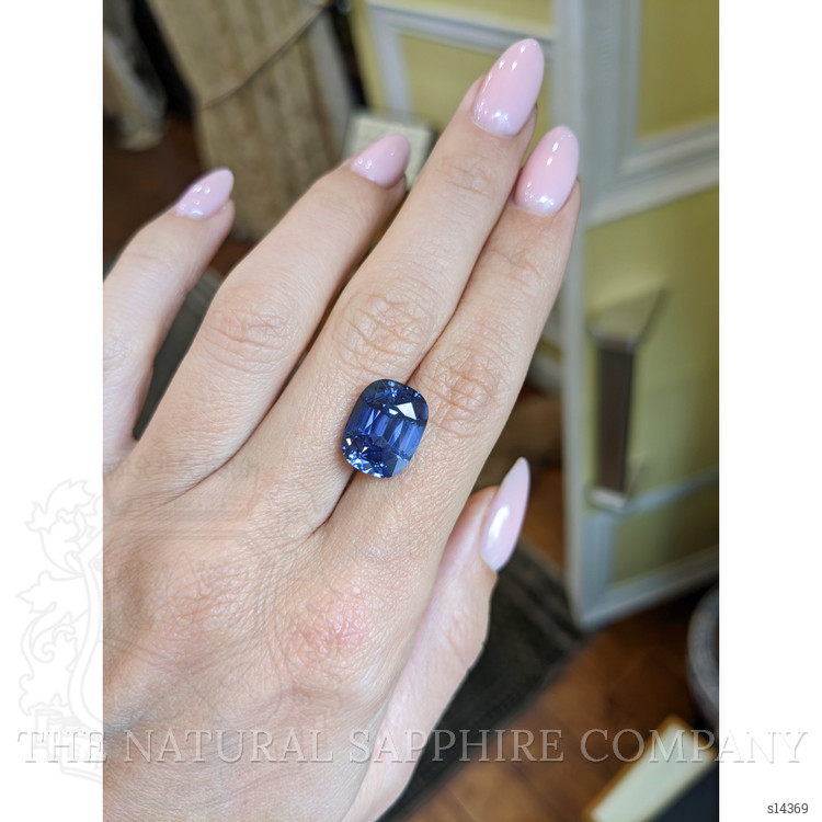 10.41 Ct. Blue Sapphire from Ceylon (Sri Lanka)
