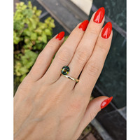 2.55 Ct. Bi Color Sapphire from Ceylon (Sri Lanka) Life Style