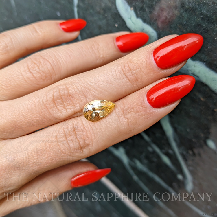 4.00 Ct. Yellow Sapphire from Ceylon (Sri Lanka)