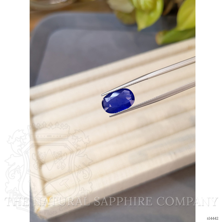 4.40 Ct. Blue Sapphire from Burma (Myanmar)