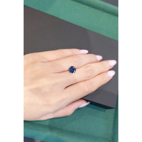 2.14 Ct. Blue Sapphire from Madagascar Life Style