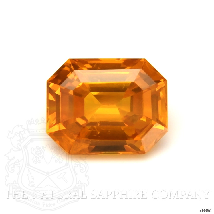 6.37 Ct. Orange Sapphire from Ceylon (Sri Lanka)