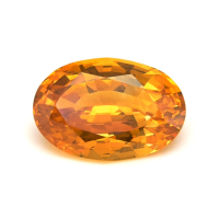 10.90 Ct. Orange Sapphire from Ceylon (Sri Lanka) Video