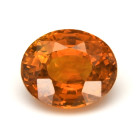 6.93 Ct. Orange Sapphire from Ceylon (Sri Lanka) Video