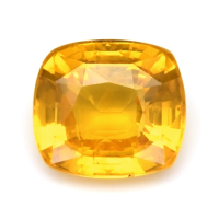 4.60 Ct. Orangish Yellow Sapphire from Ceylon (Sri Lanka) Video