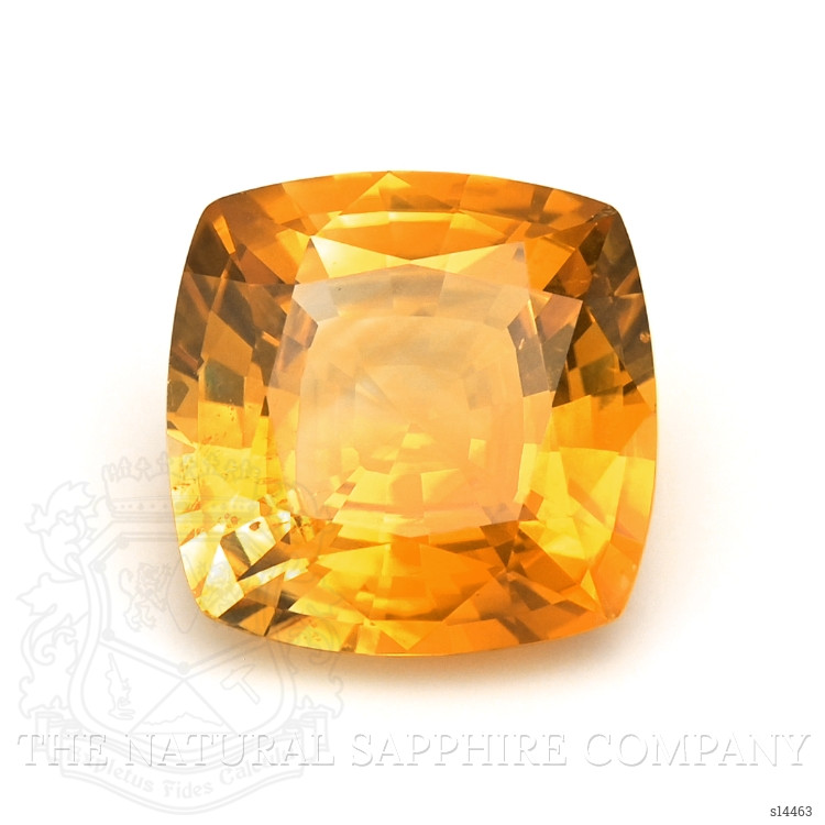 8.10 Ct. Yellowish Orange Sapphire from Ceylon (Sri Lanka)