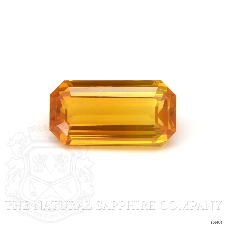4.42 Ct. Yellowish Orange Sapphire from Ceylon (Sri Lanka)