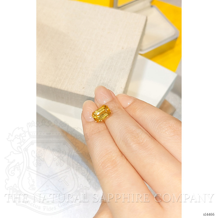 5.13 Ct. Yellow Sapphire from Ceylon (Sri Lanka)