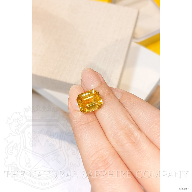 8.51 Ct. Yellow Sapphire from Ceylon (Sri Lanka)