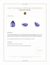 5.15 Ct. Sapphire from Madagascar Appraisal