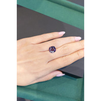 5.23 Ct. Purple Sapphire from Madagascar Life Style