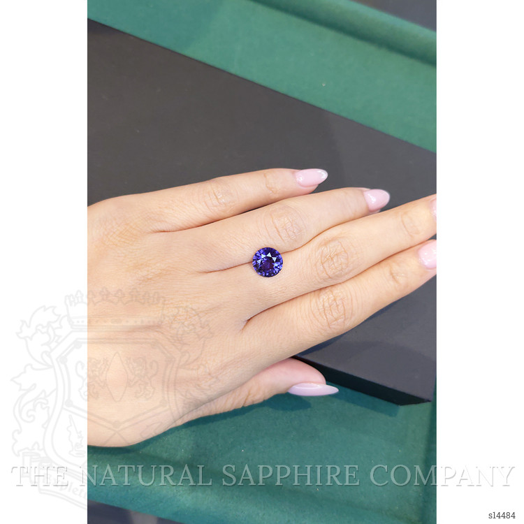 3.15 Ct. Bluish Purple Sapphire from Ceylon (Sri Lanka)