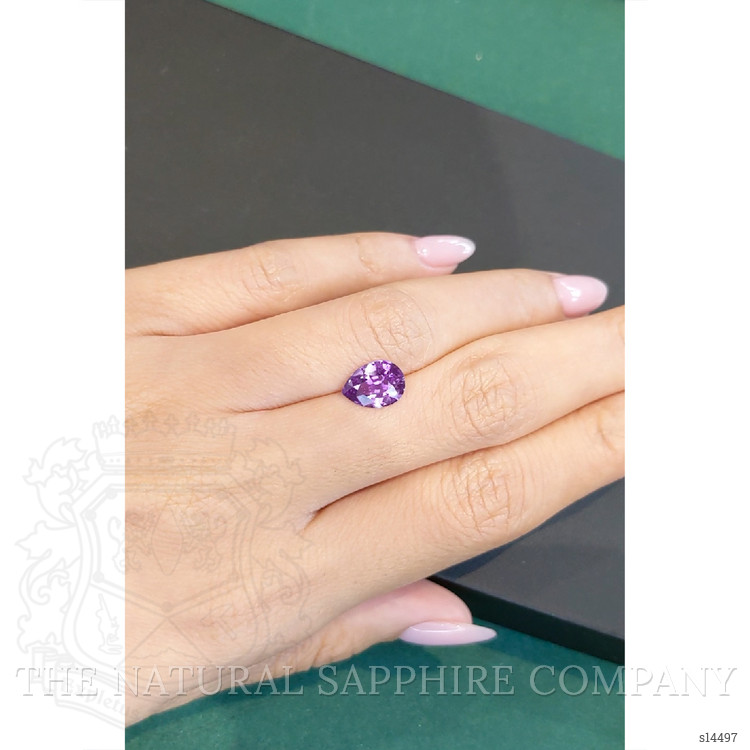 2.12 Ct. Purple Sapphire from Madagascar