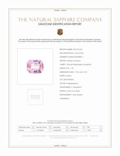 1.78 Ct. Padparadscha Sapphire from Ceylon (Sri Lanka) Scan Report