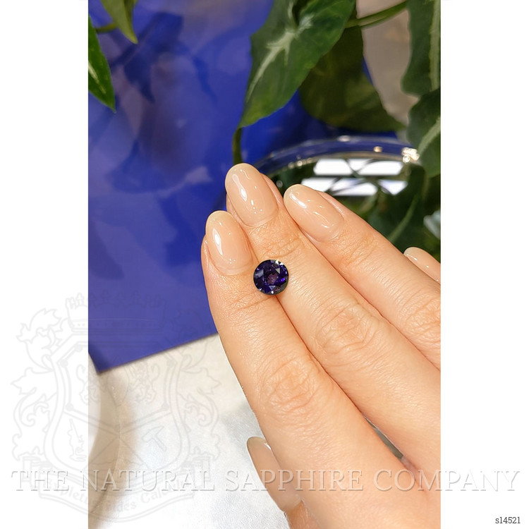 2.25 Ct. Bluish Purple Sapphire from Ceylon (Sri Lanka)