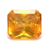 9.22 Ct. Yellowish Orange Sapphire from Ceylon (Sri Lanka) Video