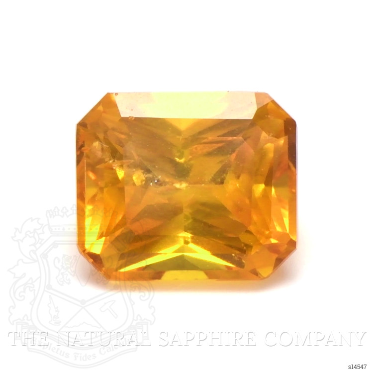 9.22 Ct. Yellowish Orange Sapphire from Ceylon (Sri Lanka)
