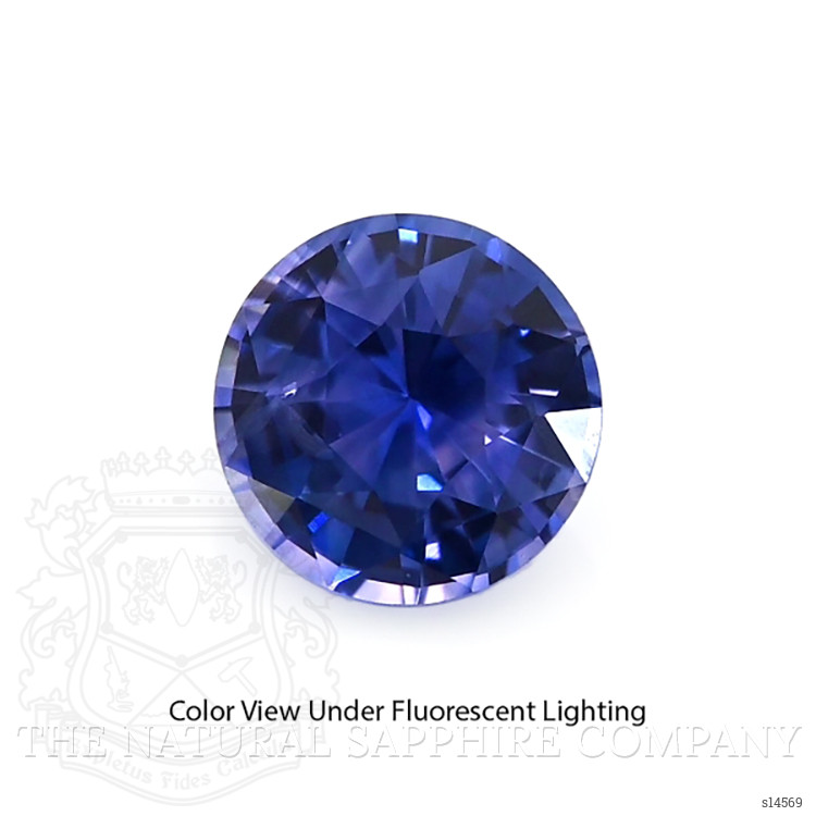 0.56 Ct. Blue Sapphire from Ceylon (Sri Lanka)