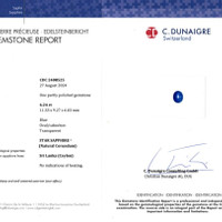 6.24 Ct. Blue Star Sapphire from Ceylon (Sri Lanka) Scan Report
