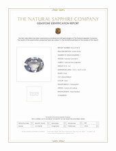 5.61 Ct. Grey Sapphire from Ceylon (Sri Lanka) Scan Report