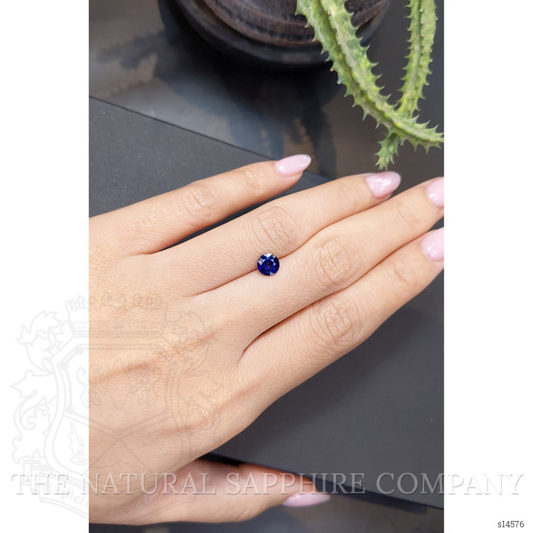0.98 Ct. Blue Sapphire from Ceylon (Sri Lanka)