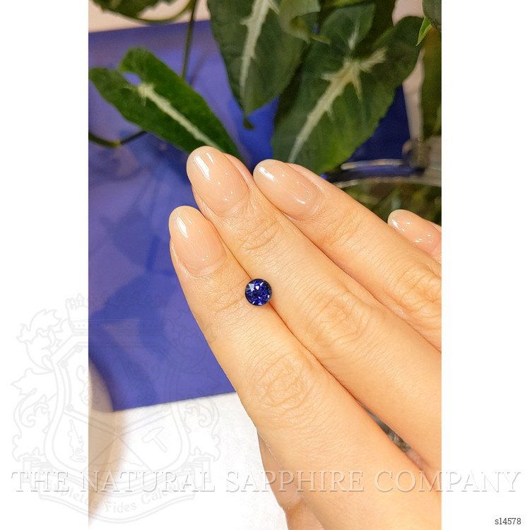 1.08 Ct. Blue Sapphire from Ceylon (Sri Lanka)