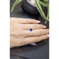 1.16 Ct. Blue Sapphire from Ceylon (Sri Lanka) Life Style