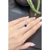 1.29 Ct. Blue Sapphire from Ceylon (Sri Lanka) Life Style