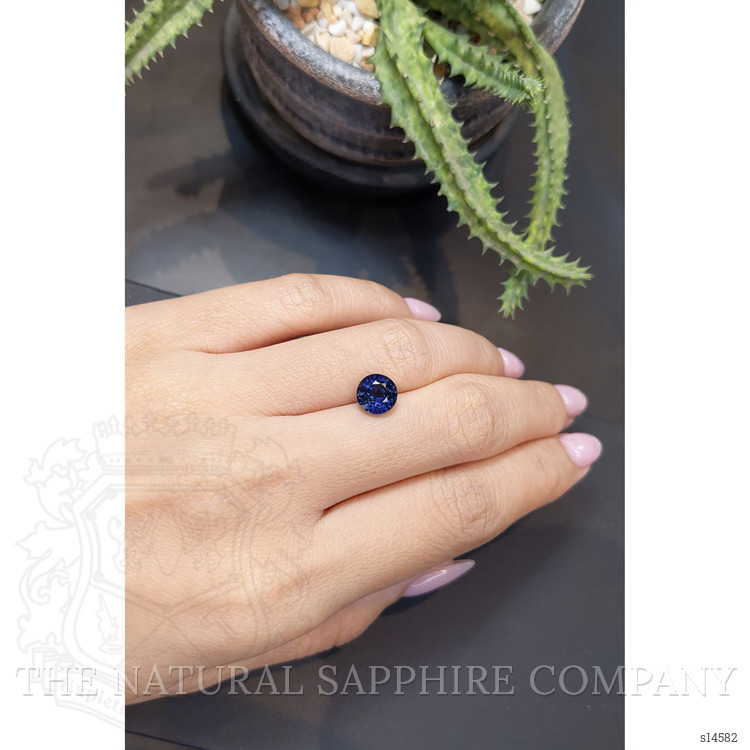 2.44 Ct. Blue Sapphire from Ceylon (Sri Lanka)