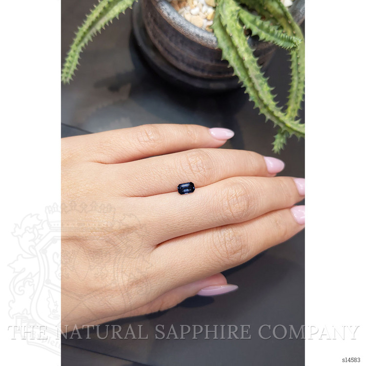 0.60 Ct. Blue Sapphire from Ceylon (Sri Lanka)