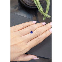 0.68 Ct. Blue Sapphire from Ceylon (Sri Lanka) Life Style