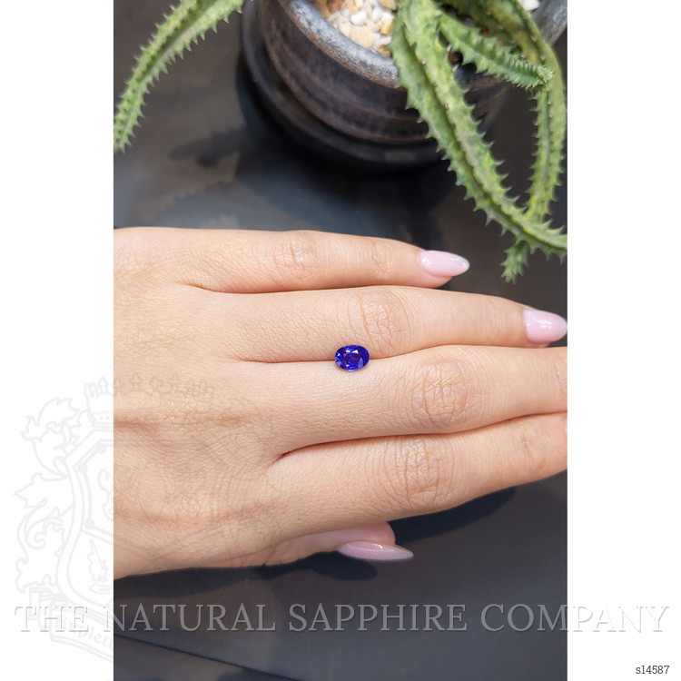 1.05 Ct. Bluish Purple Sapphire from Ceylon (Sri Lanka)