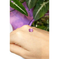 1.74 Ct. Purplish Pink Sapphire from Ceylon (Sri Lanka) Life Style