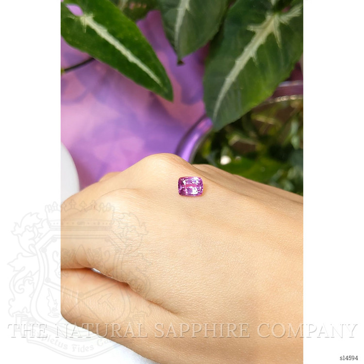 1.74 Ct. Purplish Pink Sapphire from Ceylon (Sri Lanka)