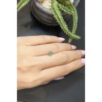 1.11 Ct. Green Sapphire from Ceylon (Sri Lanka) Life Style