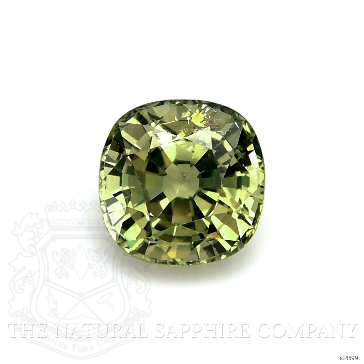 1.96 Ct. Green Sapphire from Ceylon (Sri Lanka)