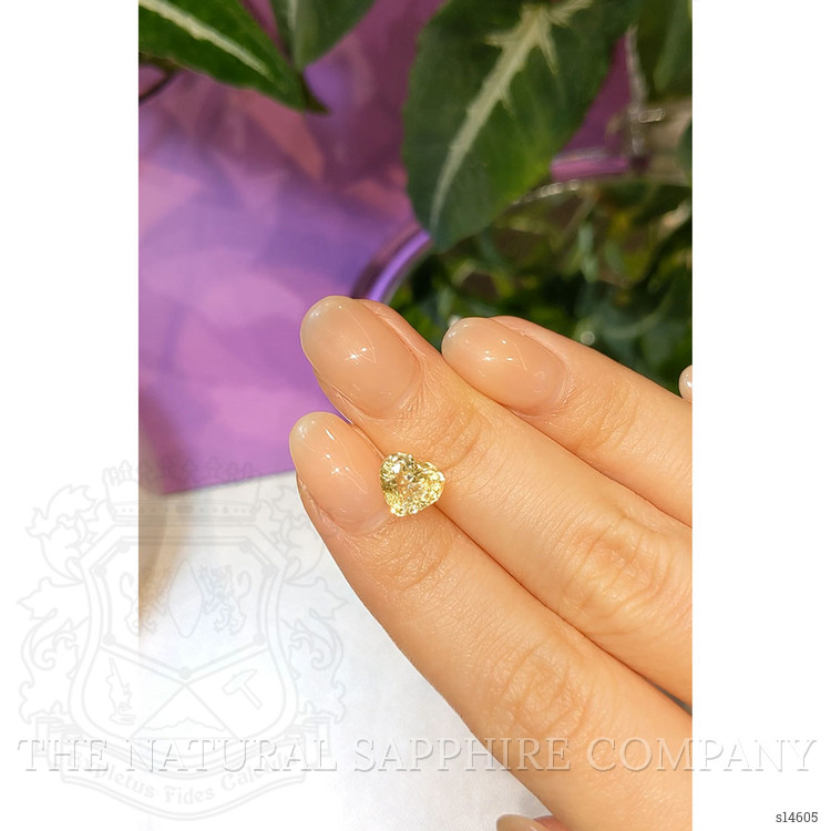 2.10 Ct. Yellow Sapphire from Ceylon (Sri Lanka)