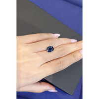 3.40 Ct. Blue Sapphire from Ceylon (Sri Lanka) Life Style