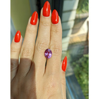 4.24 Ct. Pink Sapphire from Ceylon (Sri Lanka) Life Style