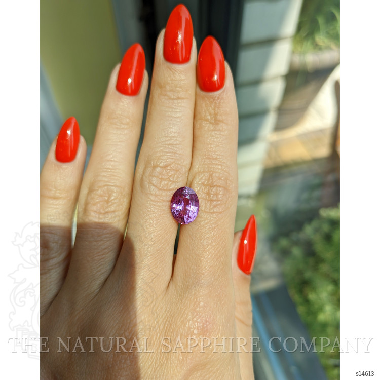 4.24 Ct. Pink Sapphire from Ceylon (Sri Lanka)
