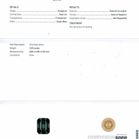 3.05 Ct. Sapphire from Madagascar Scan Report
