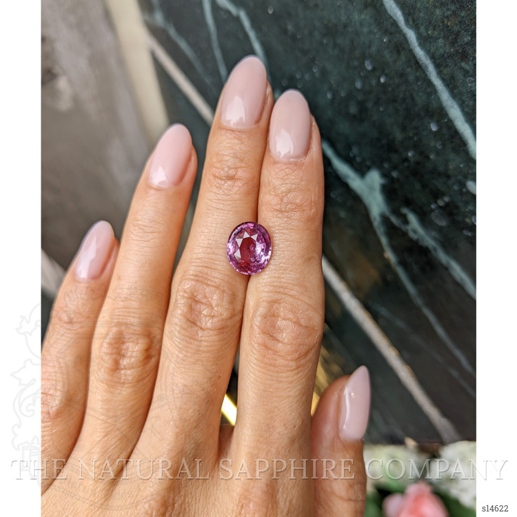 4.50 Ct. Purplish Pink Sapphire from Madagascar