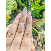 0.99 Ct. Purple Sapphire from Ceylon (Sri Lanka) Life Style