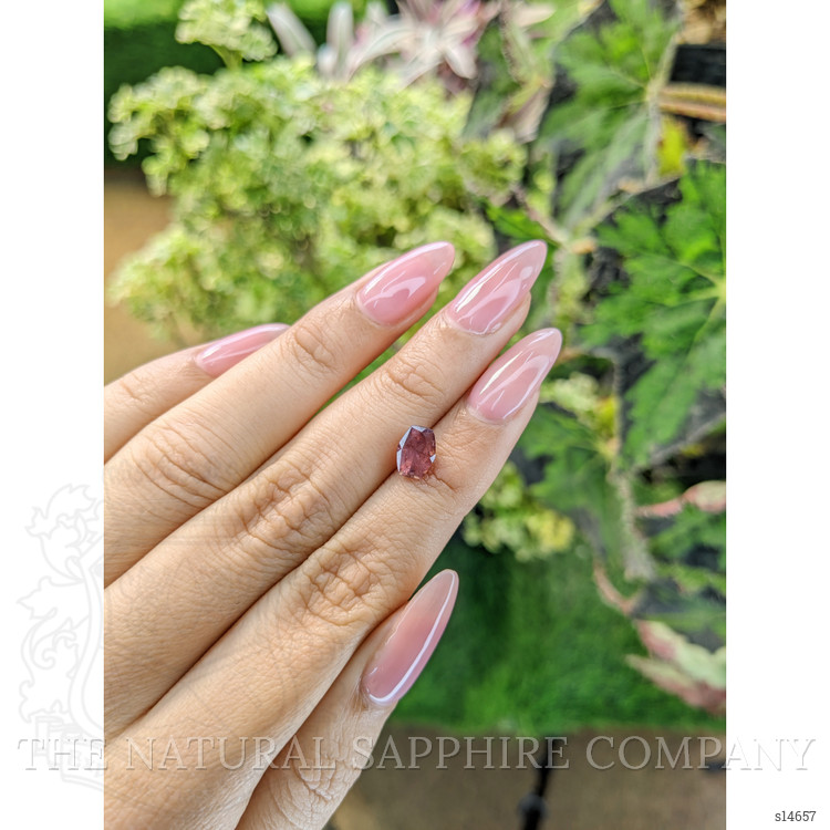 1.71 Ct. Reddish Pink Sapphire from Ceylon (Sri Lanka)