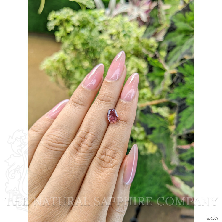 1.71 Ct. Reddish Pink Sapphire from Ceylon (Sri Lanka)