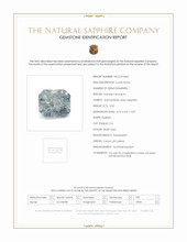 0.52 Ct. Bluish Grey Sapphire from Ceylon (Sri Lanka) Scan Report